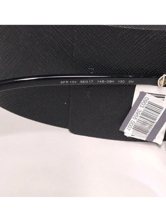 New Authentic Prada SPR 10V 1AB-09H Women’s Fashion Glasses – Black main image 4